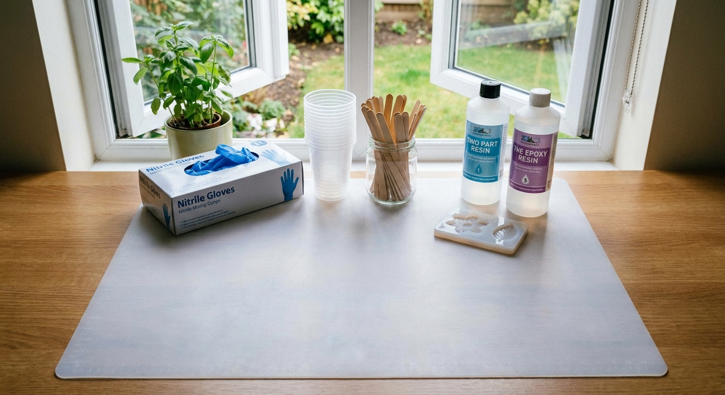 Resin Crafts for Beginners: Setup, Safety, and Your First Small Project