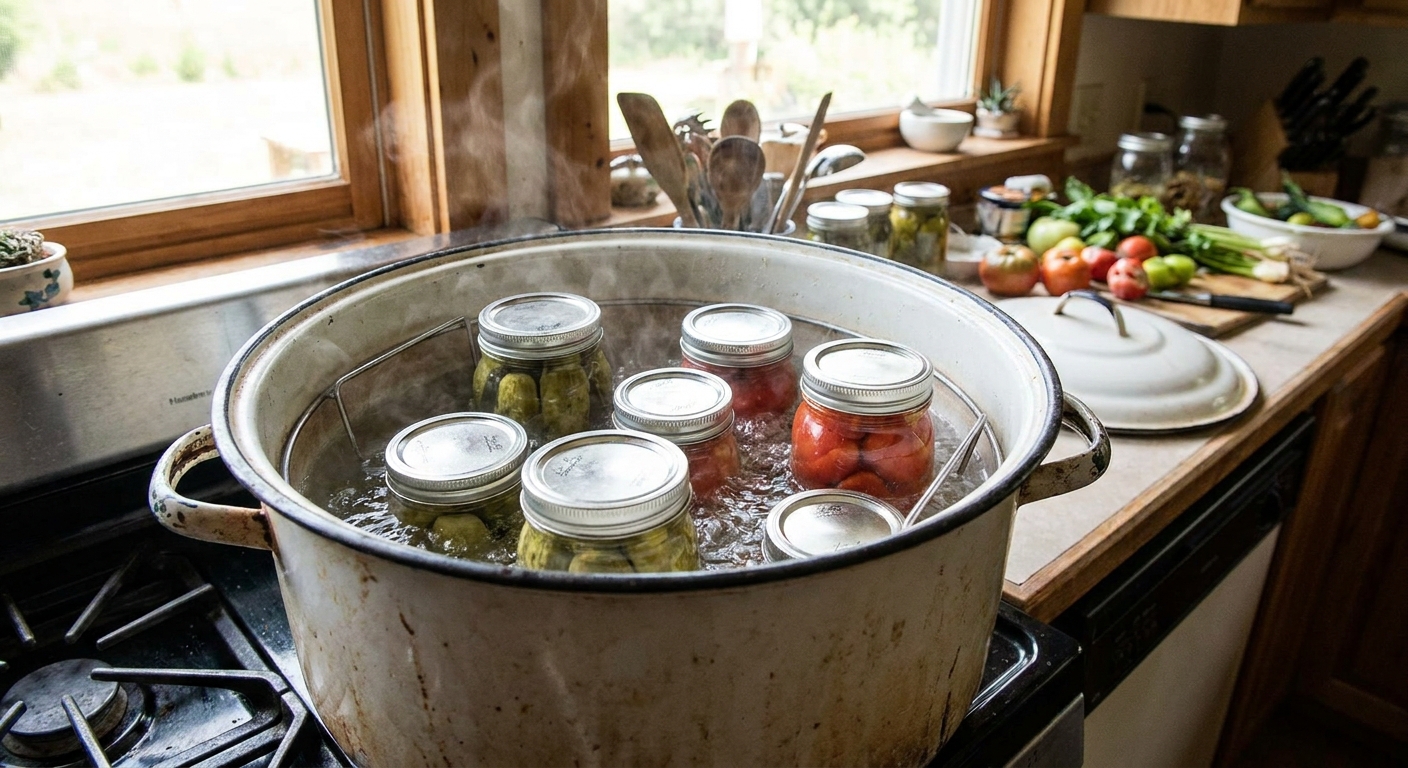 Water Bath vs Pressure Canning