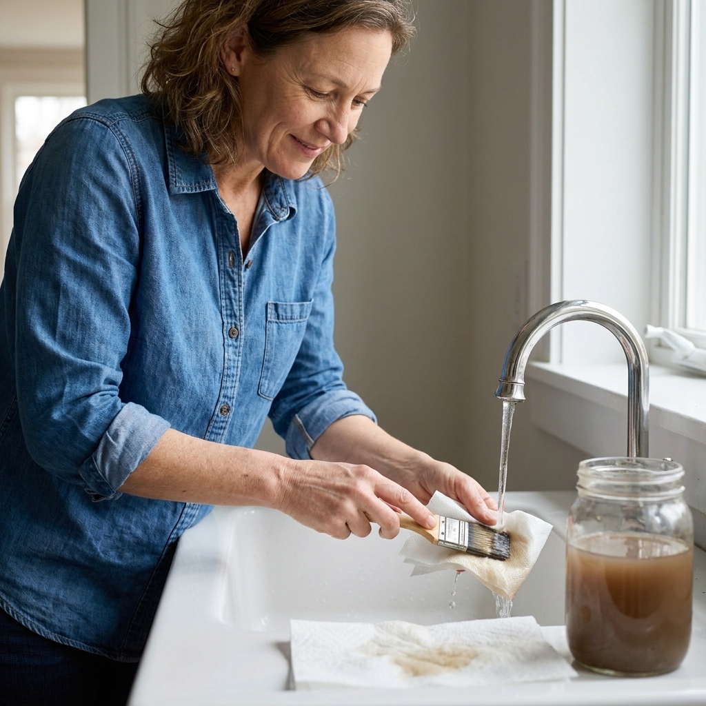 Cleaning and Preserving Your Paintbrushes