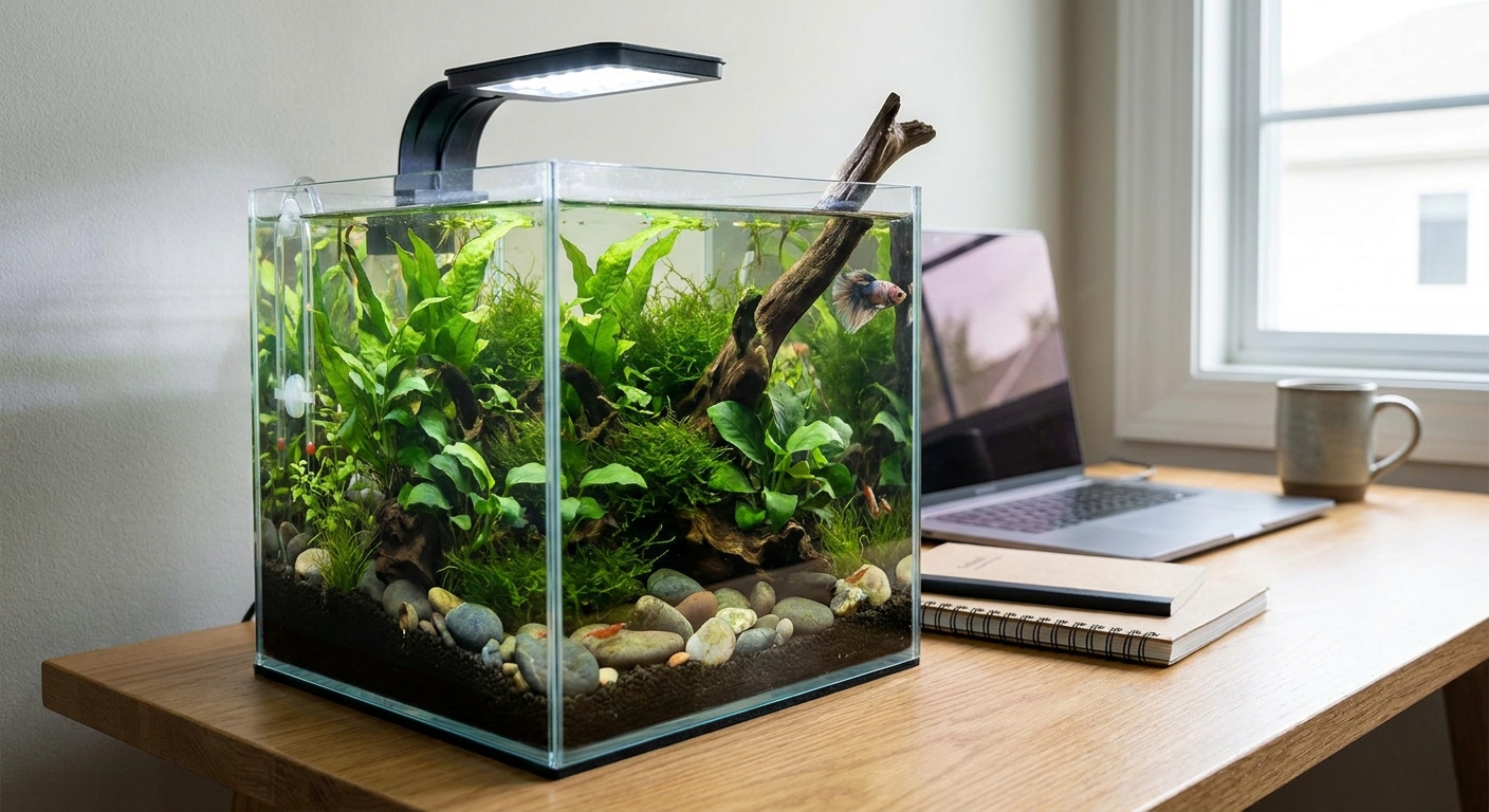 Small Indoor Aquascape Setup for Beginners